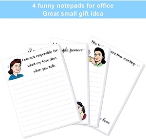 Factory Customized Funny Writing <strong>Notebook</strong> <strong>Memo</strong> Pads Funny <strong>Notepads</strong> for Office and School - Product Image 4