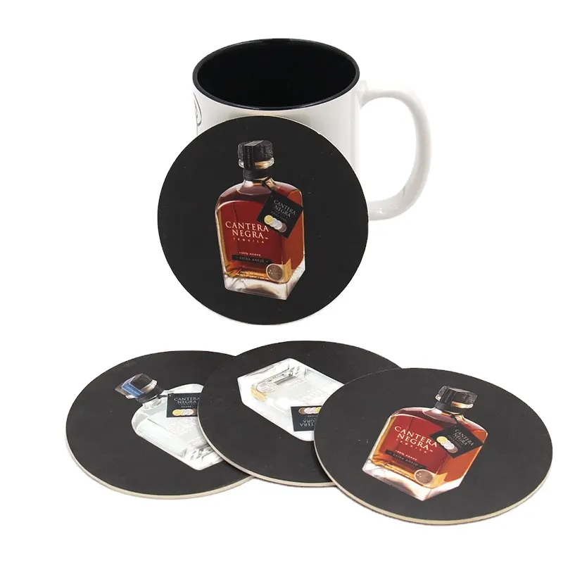 Tapete de mesa absorvente personalizado para bebidas, copo e caneca de café, porta-copos para hotel, bar, restaurante, chá, cerveja, porta-copos de papel