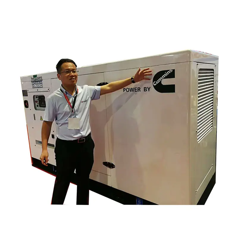 Fabricante chinês 30kw 40kw 50kw 100kw 200kw Cummins gerador diesel tipo à prova de som com certificado CE/ISO