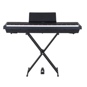 لوحة مفاتيح إلكترونية محمولة احترافية بيانو رقمي 88 مفتاحًا مع لوح صوت من الخشب الصلب وعلبة - Product Image 3