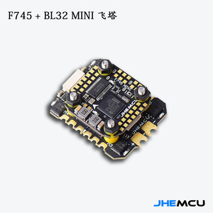 JHEMCU F745 мини-Контроллер полета, стек MPU6000 F745 NOXE, Контроллер полета BL32 45A 60A 4in1 ESC 3-6S 20x20 мм для FPV дронов - Product Image 4
