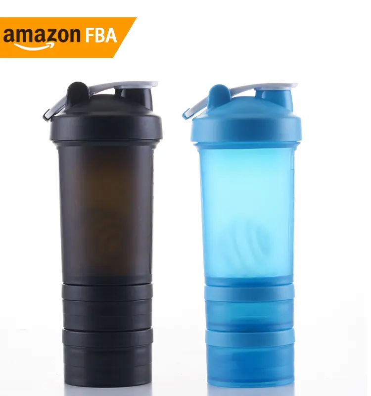 2024 New Arrivals BPA Free Plastic Personalized Protein Shaker Bottle With Mixer Ball