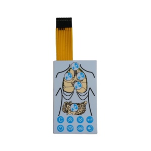 Trans lucent PVC Key Panel Aufkleber Fernbedienung Membran schalter Trans lucent Mechanical Switch Panel für Tastaturen und Tastaturen - Product Image 1
