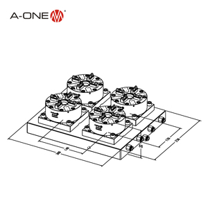 ระบบ erowa ยอดนิยม A-ONE มี3A-100926การออกแบบ hexa ที่รวดเร็วโดยอัตโนมัติ - Product Image 4