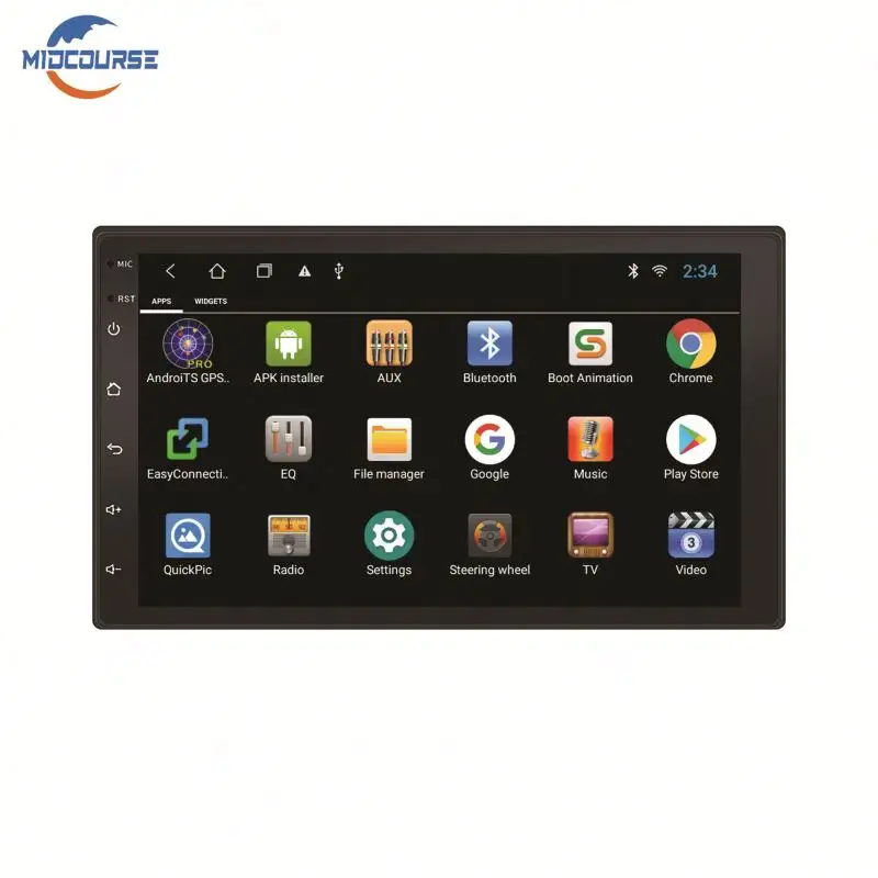 MIDCOURSE Swift auto MP5 lettore di smart Internet GPS car stereo Android 9.1 del sistema