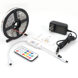 DC12V 30leds/M IC yerleşik WS2811 LED şerit 24W/rulo ambiyans LED ışıkları 21Ky Bluetooth denetleyicisi RGB LED şerit ışık kiti - Product Image 6