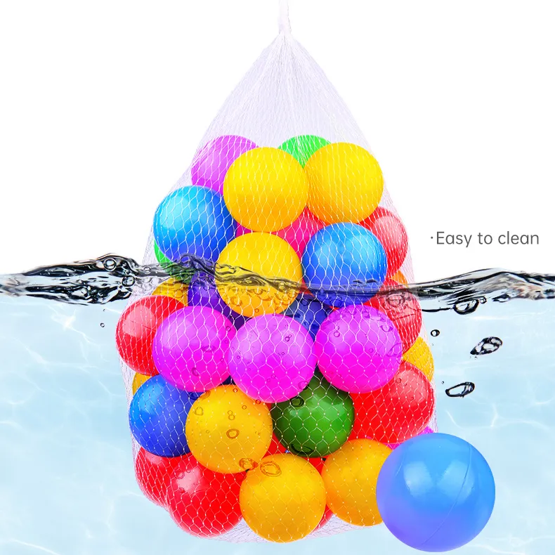 बच्चों के महासागर गेंद गैर विषैले बेस्वाद प्लास्टिक गेंद घर thickened bobble गेंद खिलौने थोक