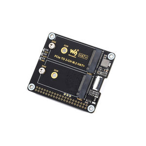 Raspberry Pi 5 dediziertes PCIe für zwei kanal ige M.2-Erweiterungs karte HAT-Standard-NVMe-Hochgeschwindigkeits-Lese-Schreiben - Product Image 1