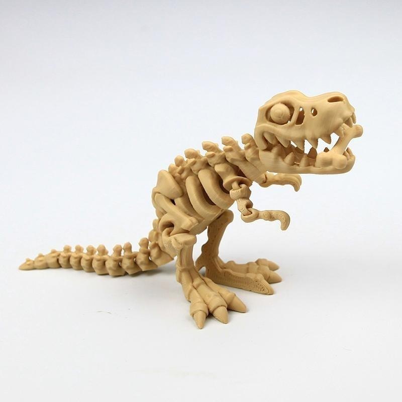 Tyrannosaure rex couleur os 16 cm