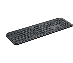 Logitech MX按键高级无线照明键盘黑色双模可充电背光人体工程学键盘电脑 - Product Image 2