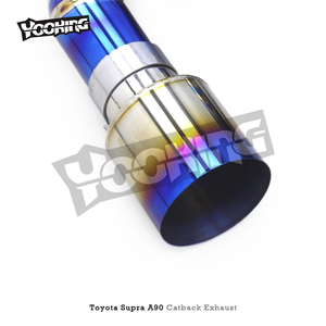 OEM <strong>Valves</strong> Titanium 2.75inch Midpipe for Toyota Supra A90 3.0T 2020-2023 Axle Cat Back Pipes Muffler <strong>Tips</strong> Exhaust System - Product Image 6