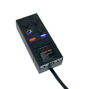 Mini scatola di distribuzione portatile 12V materiale ABS/PC elettronica per esterni e custodia di giunzione in plastica di protezione dello strumento