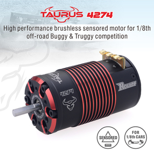 Surpass Hobby Rocket <strong>RC</strong> 4274 V2 Sensored Brushless Motor for 1/8 <strong>RC</strong> Car On-Road Touring Off-road Buggy Remote Control Car - Product Image 2