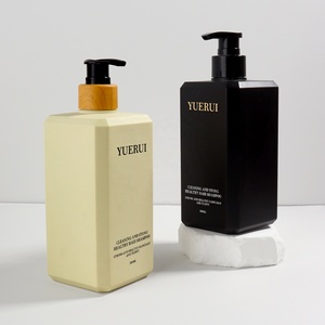 Yrplastic ขวดแชมพูสระผมเคลือบเงาทรงสี่เหลี่ยมขนาด500มล. มาใหม่ขวดสบู่เหลวสุดหรู - Product Image 6