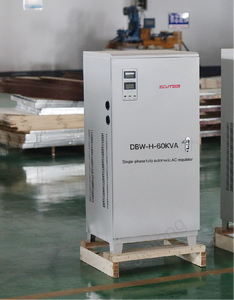 単一フェーズ220V SVC 60KVA銅サーボモーター自動電圧レギュレータ - Product Image 1