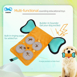 Giocattoli educativi Multi-funzionale per animali domestici 4 tasche per nascondere il costruttore di cibo-in ecoscandaglio per tutte le razze - Product Image 3