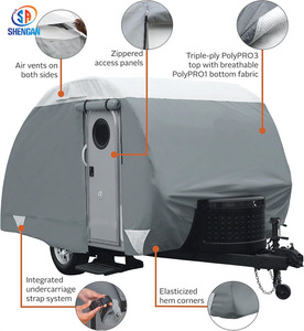 กันน้ําหยดน้ํา Rv Camper ฝาครอบ Hail-ป้องกัน-คาราวาน-ปก Atli ฝาครอบรถพ่วงหยดน้ําตาคาราวาน