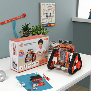 Bildungs ausrüstung Smart Coding 6 in 1 Robotik Auto programmier bar ESP32 Micro bit STEM Diy Robotics Kit Ausbildung für Studenten