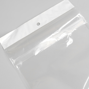 Claro Logotipo de impresión personalizada Opp plástico embalaje globo encabezado bolsa con percha - Product Image 3