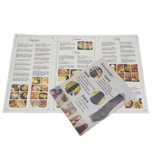 定制光泽哑光商务折叠传单插卡印刷小册子印刷 - Product Image 6