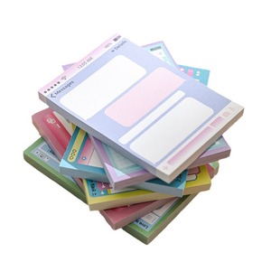 批发80支/张多色便签易贴自贴便签本学校用品迷你记事本有货 - Product Image 1