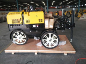 ROADWAY Machines de construction marchent derrière la chape de pavage laser à béton électrique - Product Image 6