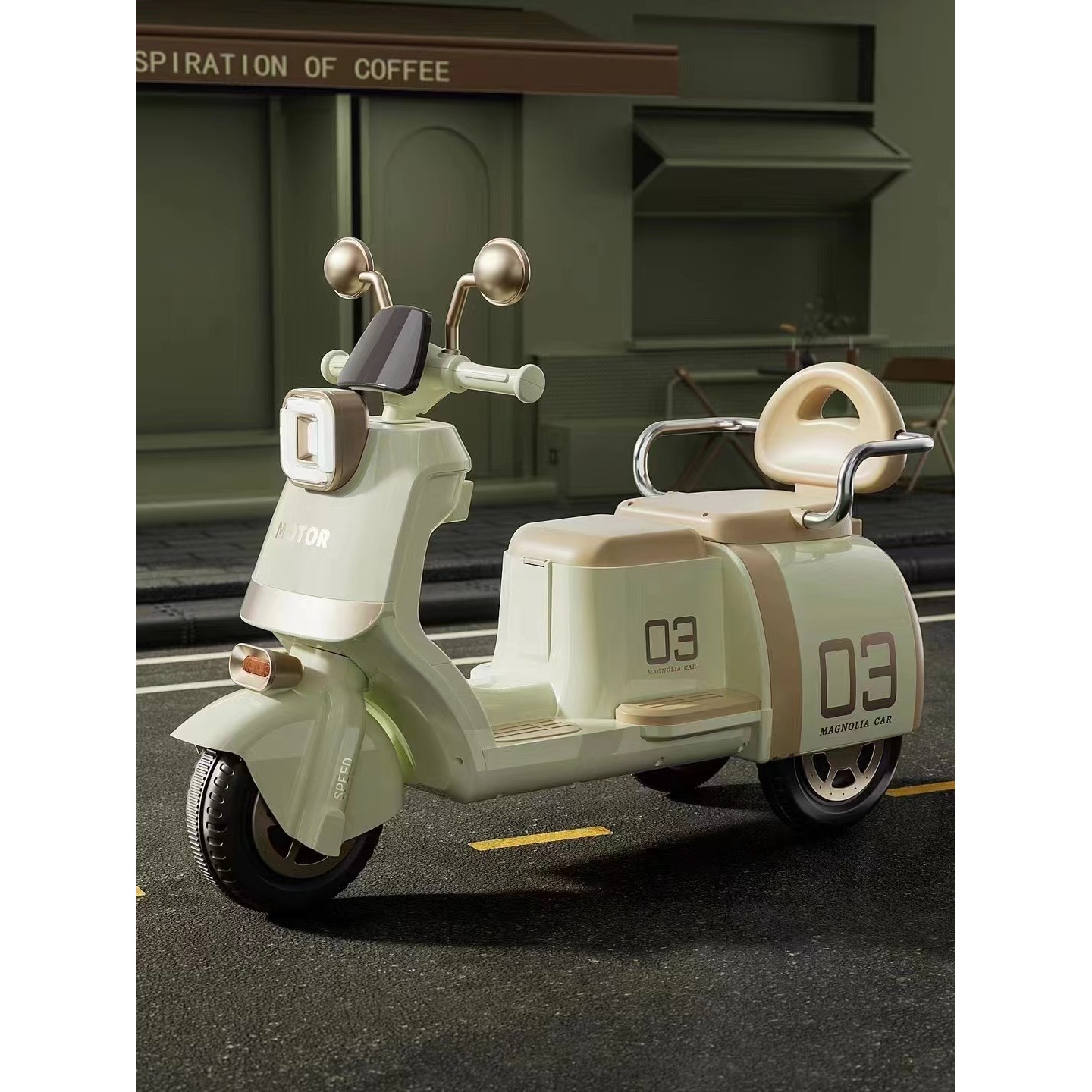 Green single-battery single-drive 6V