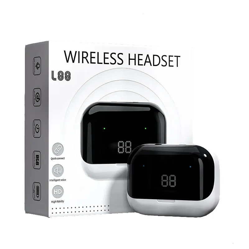 -2023 thiết kế mới dẫn hiển thị không dây Earbuds với ngân hàng điện L88 chơi game tai nghe Tai nghe trong tai