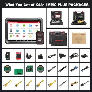 LAUNCH X431 IMMO Plus Diagnose werkzeuge X-PROG 3-Schlüssel-Programmierer Anti-Theft Matching Programmierung Auto OBD Scanner pk X-431 V Elite