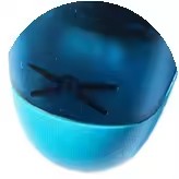 Azul transparente