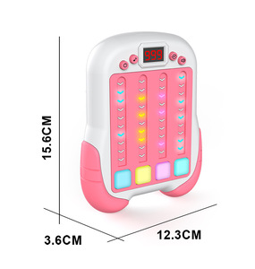 Adults elektronik ritim oyun makinesi Quicks itme oyunu çocuklar için Light-up oyuncak el bulmaca oyunu ile müzik yetişkinler için - Product Image 5