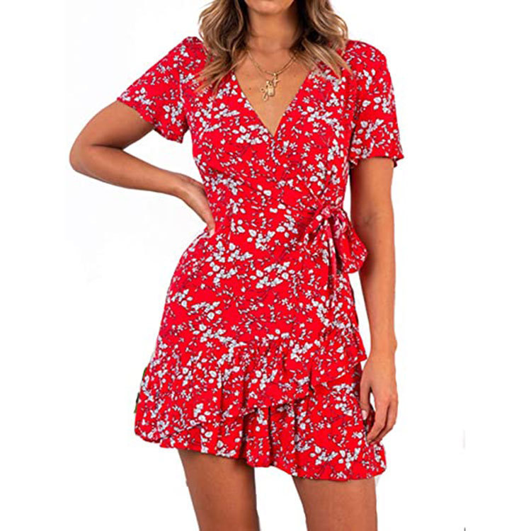 Floral rojo