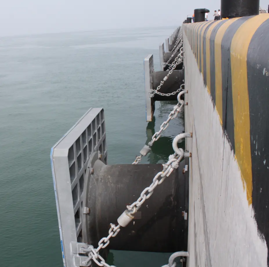 Venda quente doca marinha super célula SUC borracha fender SC tipo painel PE barco fender