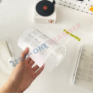 Custom A5 A6 Calendar Frosted PP Divider for Planner 2022 Plastic Index Pages with Date - Product Image 5