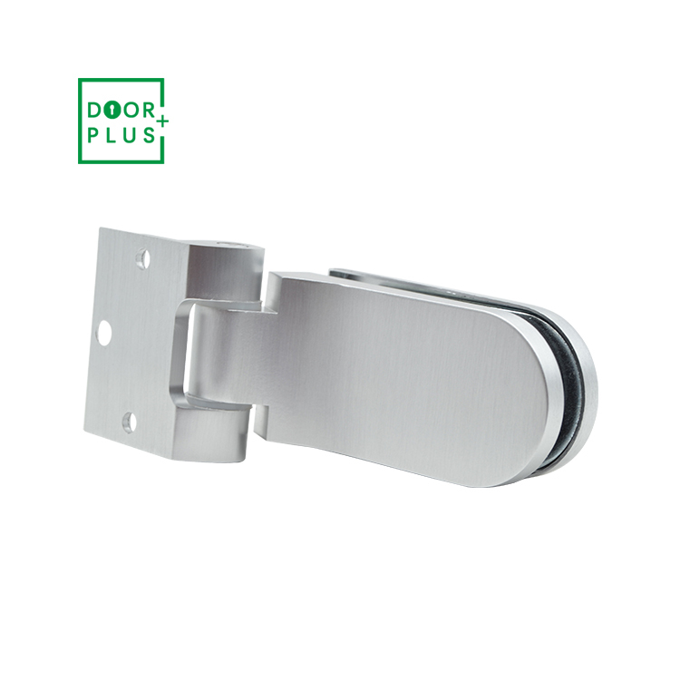 Doorplus Office Wall Mounted Glass Shower Door Pivot Frameless Swing Glass Door Pivot Hinge Aluminum Fillet Glass Door Hinges