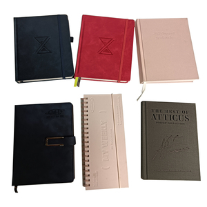 Cost Effective Book <strong>Notebook</strong> Custom Printing Debossed Embossed logo Linen Pu Leather Journal Planner Diary Notepad Agenda - Product Image 1
