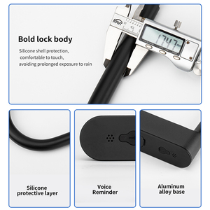 ヘビーデューティ電子スマートバイクロック指紋APPアンチカットオートバイロッククラウドデジタルキー機能 - Product Image 5