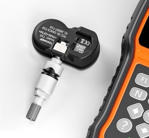 Foxwell T10 Sensor TPMS programable universal Vástago de válvula de metal de goma intercambiable 433 315MHz Sensores de presión de neumáticos 2 en 1 - Product Image 2