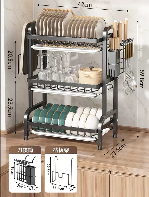 Configuration standard à 3 étages