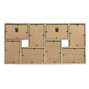 可定制4x 6英寸木制海报展示架独特设计闪亮紫外印刷效果8件套图片拼贴创意照片 - Product Image 2
