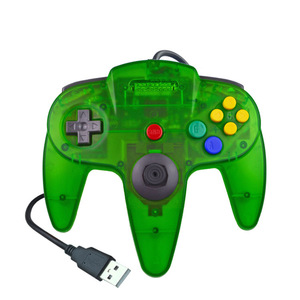 Joystick Gamepad porta Console trasparente cablato USB per Controller N64 Joypad - Product Image 1