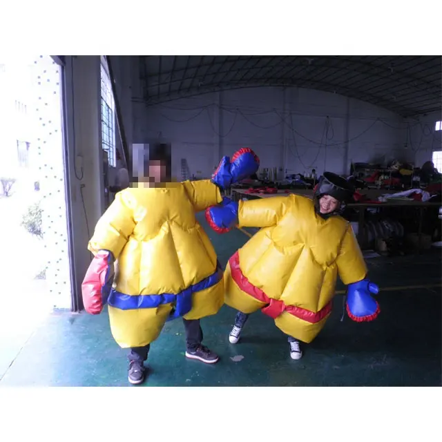 Abiti da wrestling gonfiabili sumo giochi sportivi, abiti da wrestling sumo per bambini e adulti