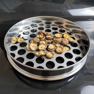 Tamis de test à trou rond en acier inoxydable Tamis métallique à plaque perforée avec service de soudage pour le criblage des grains