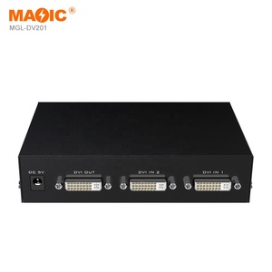 <strong>2</strong> in <strong>1</strong> Out DVI <strong>Switch</strong> <strong>2</strong> Port Digital DVI Switcher Box 2x1 Signal Transmit for Monitor - Product Image 3