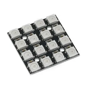 16 Bit RGB 4 × 4 4 × 4 LED WS2812B WS2812 5050 RGB LED Matrix Integrated Drive Drivers Board LED-Modul für Arduino - Product Image 4
