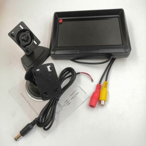 Monitor LCD de 5 pulgadas CVBS para coche, Mini Monitor LCD de 12V AHD, pantalla IPS independiente con entrada BNC de línea de guía, precio más bajo - Product Image 4