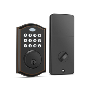 Einfache Installation schlüsselloses Eingangstürschloss mit Tastatur intelligentes Schlussverschluss für Eingangstür mit 2 Tasten automatisches Schlussverschluss - Product Image 1
