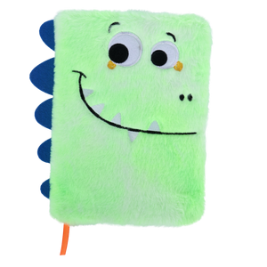 A5 logotipo personalizado de pelúcia, macia, kawaii, desenhos animados, crianças, papelaria, capa dura, diário, caderno