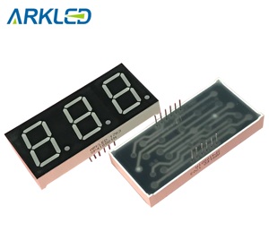Rote Farbe 0,8 Zoll 3-stelliges 7-Segment-LED-Anzeigemodul