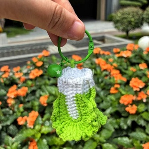 Chấp Nhận Tùy Chỉnh Bán Buôn Tay Dệt Kim <span class=keywords><strong>Crochet</strong></span> Đồ Chơi Trung Quốc Bắp Cải Móc Chìa Khóa Mặt Dây Chuyền Móc Móc Quà Tặng Trẻ Em. - Product Image 3